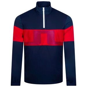 NEW J Lindeberg (MSRP: $225) Golf Jacket Dale Colorblock Lightweight Pullover